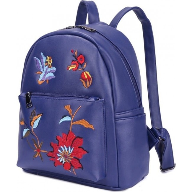 Рюкзак OrsOro DS-866 Цветы на синем - фото №2