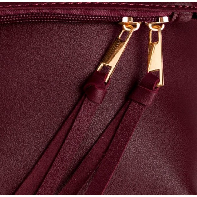 Женская сумка Trendy Bags MARSO Бордовый - фото №5