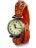 часы Kawaii Factory Часы на двойном ремешке "Ticker" Оранжевые - фото №1