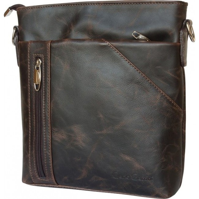 Мужская сумка Carlo Gattini 5011 Темно-коричневый - фото №2