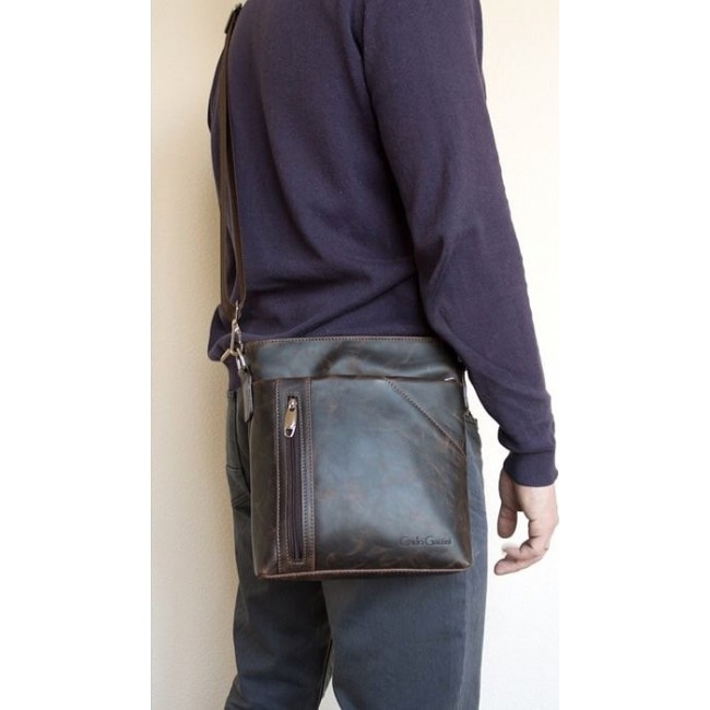 Мужская сумка Carlo Gattini 5011 Темно-коричневый - фото №5