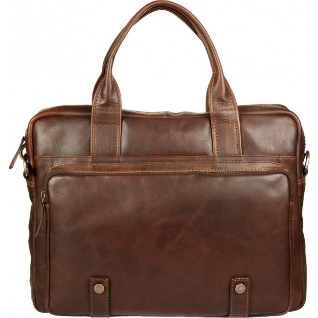Мужская сумка Gianni Conti 1221266 Темно-коричневый - фото №3