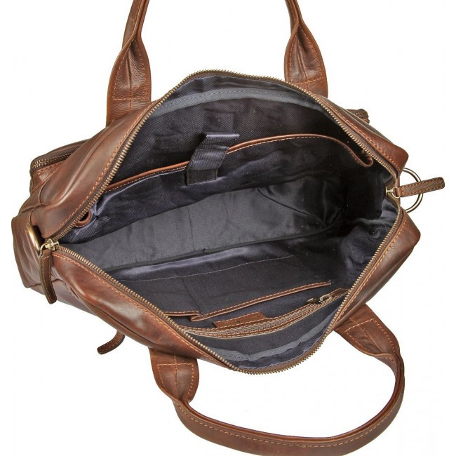 Мужская сумка Gianni Conti 1221266 Темно-коричневый - фото №4