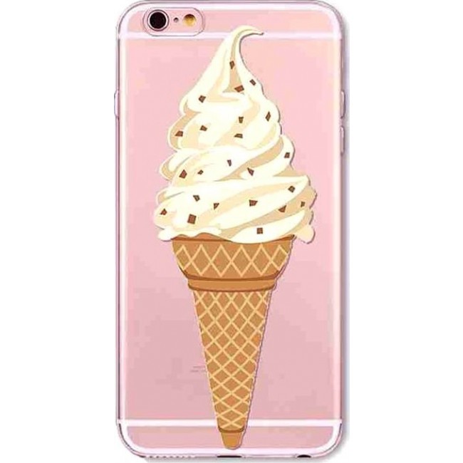 Чехол для iphone Kawaii Factory Чехол для iphone 7 Plus/8 Plus "Рожок мороженого" Прозрачный - фото №1