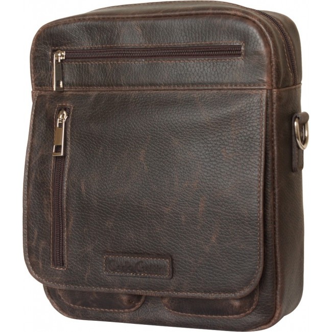 Мужская сумка Carlo Gattini Tanaro 5015-04 Темно-коричневый - фото №1