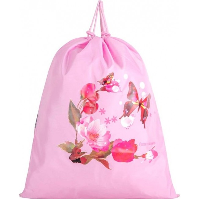 Розовый ранец с цветами Across 192 Цветы и бабочки - фото №5
