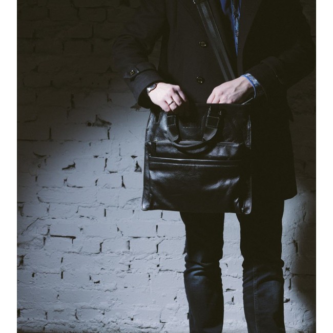 Мужская сумка Brialdi Cavalese Черный - фото №15