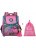 Рюкзак Across ACR18-195 Собачка (серо-розовый) - фото №2
