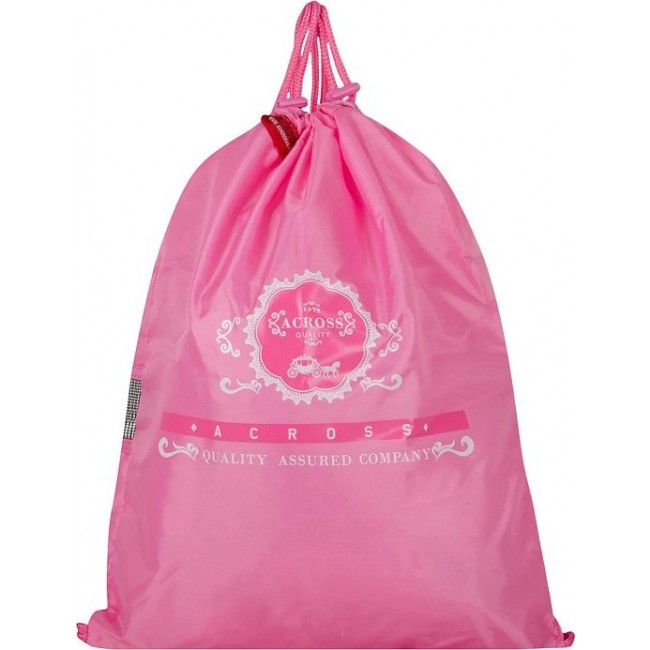 Рюкзак Across ACR18-195 Собачка (серо-розовый) - фото №6