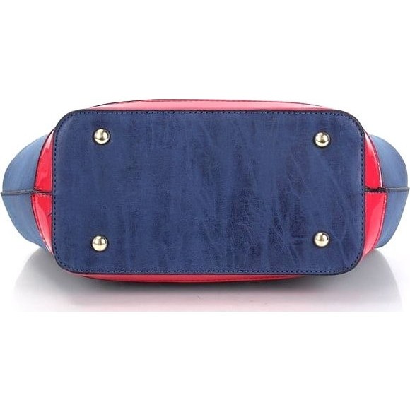 Женская сумка Giaguaro 04109 372-605-882-70 blue Синий-красный - фото №4