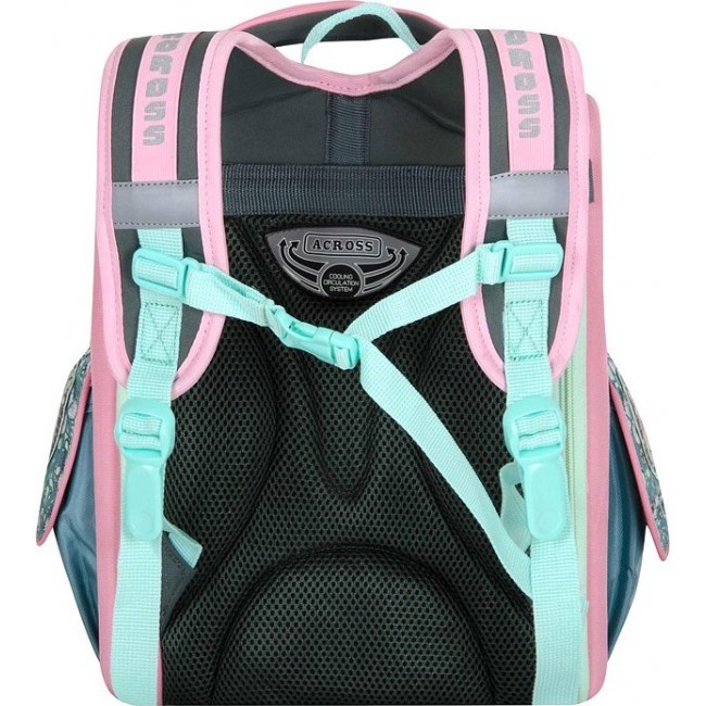 Рюкзак Across ACR18-195 Серо-розовая бабочка - фото №4