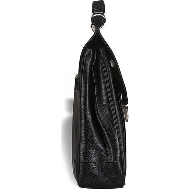 Мужская сумка Brialdi Bergamo Рельефный Черный - фото №3