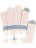 Варежки Kawaii Factory Перчатки сенсорные "Олени" Розовый - фото №2