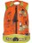 Рюкзак Grizzly RS-759-1 Оранжевый - Салатовый с кошками - фото №1