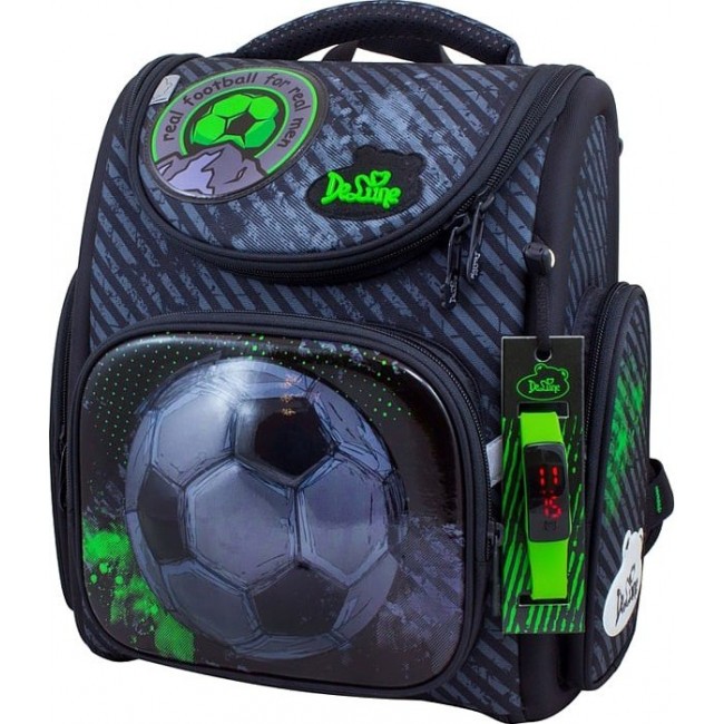 Ранец с мешком для обуви в комплекте DeLune 3 Футбол - фото №1