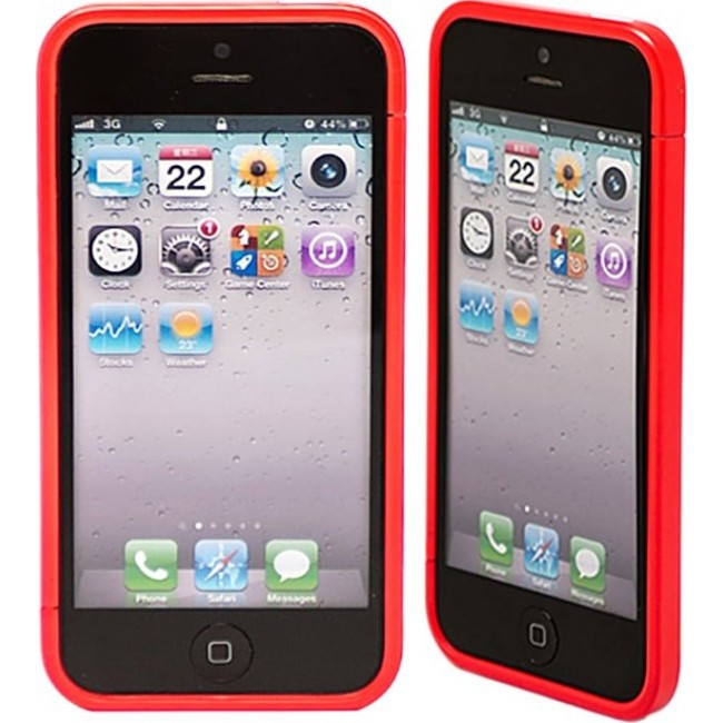Чехол для iphone Kawaii Factory Бампер для iPhone 5/5s "Spigen" Красный - фото №1