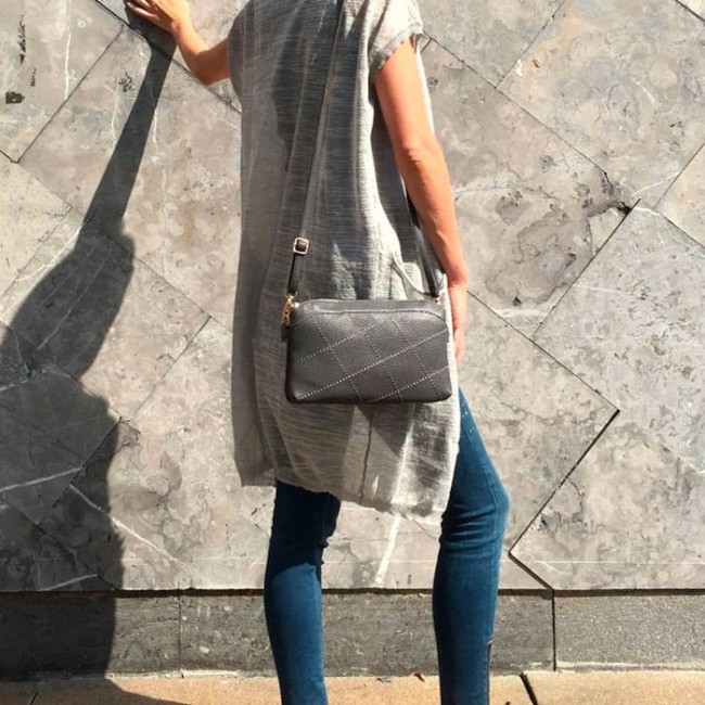 Женская сумка Trendy Bags IRUMA Серый - фото №6