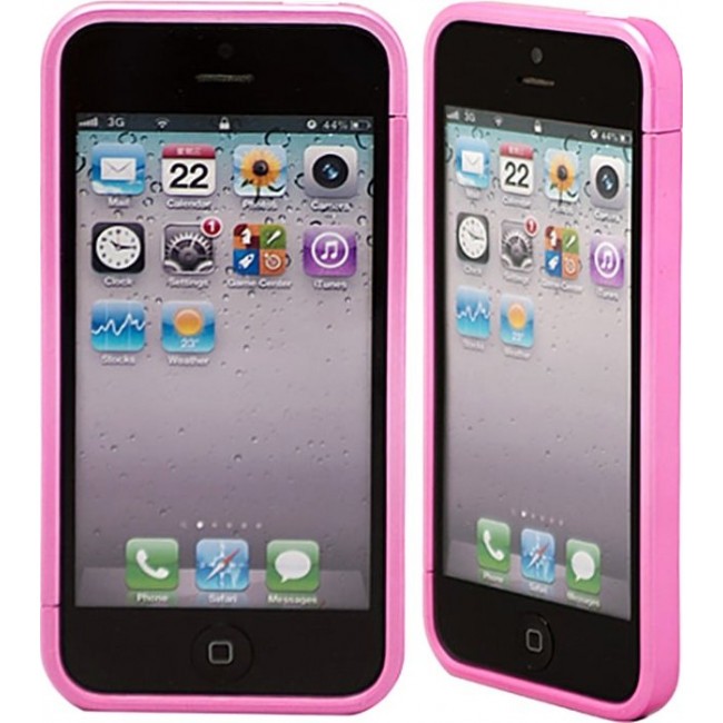 Чехол для iphone Kawaii Factory Бампер для iPhone 5/5s "Spigen" Розовый - фото №1