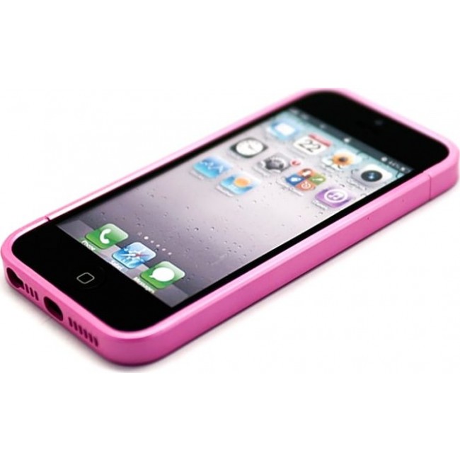 Чехол для iphone Kawaii Factory Бампер для iPhone 5/5s "Spigen" Розовый - фото №2
