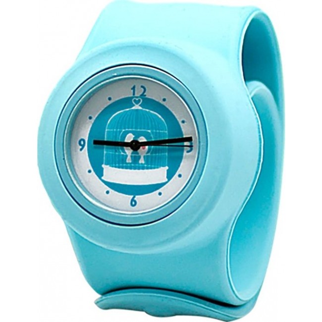часы Kawaii Factory Слэп-часы "Blue Birds" Голубые - фото №2