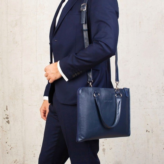 Мужская сумка Lakestone Randall Синий - фото №8