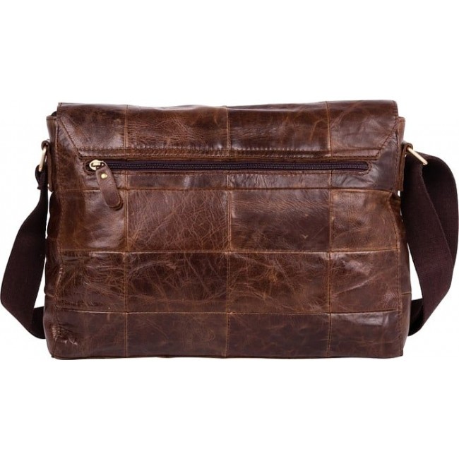 Мужская сумка Pola 0021 Темно-коричневый - фото №2