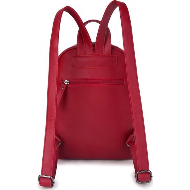 Модный рюкзачок из искусственной кожи OrsOro D-458 Бордовый (красный) - фото №3