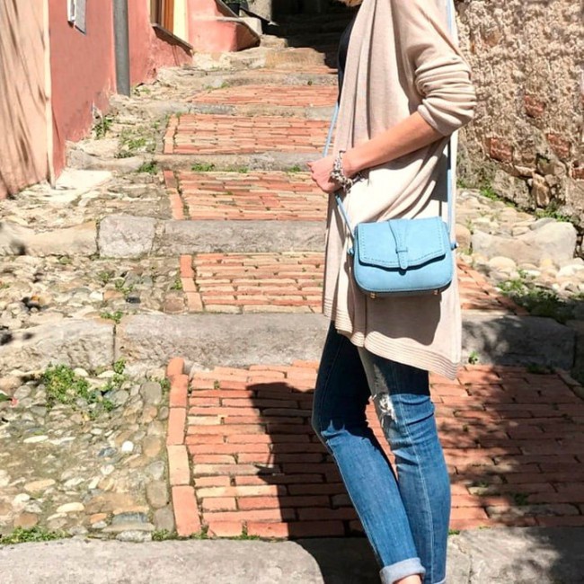 Женская сумка Trendy Bags CROSS Голубой - фото №6