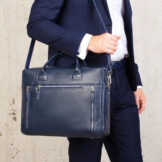 Мужская сумка Lakestone Barossa Синий - фото №8