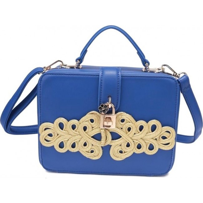 Женская сумка OrsOro DS-801 Синий - фото №1