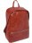 Рюкзак кожаный Lakestone Adams Рыжий - фото №2