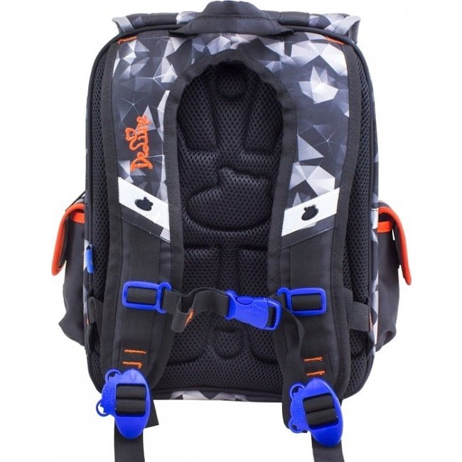 Ранец для мальчика облегченный DeLune 52-12 Черно-синий - фото №5