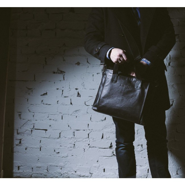 Мужская сумка Brialdi Mestre Черный - фото №14