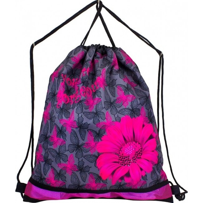 Школьный рюкзак для девочки DeLune 7 Цветок и бабочки - фото №5