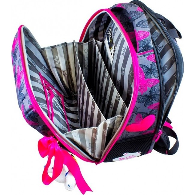 Школьный рюкзак для девочки DeLune 7 Цветок и бабочки - фото №6