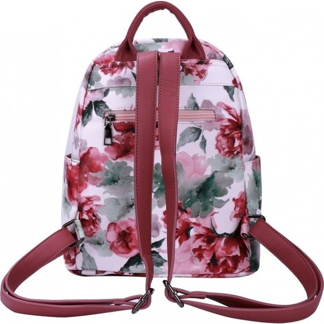 Рюкзак OrsOro DS-877 Цветы (розовый и белый) - фото №3
