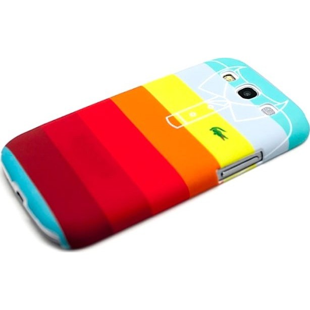 Чехол для Samsung Kawaii Factory Чехол для Samsung Galaxy S3 серия "Sports shirt" Rainbow stripes - фото №3