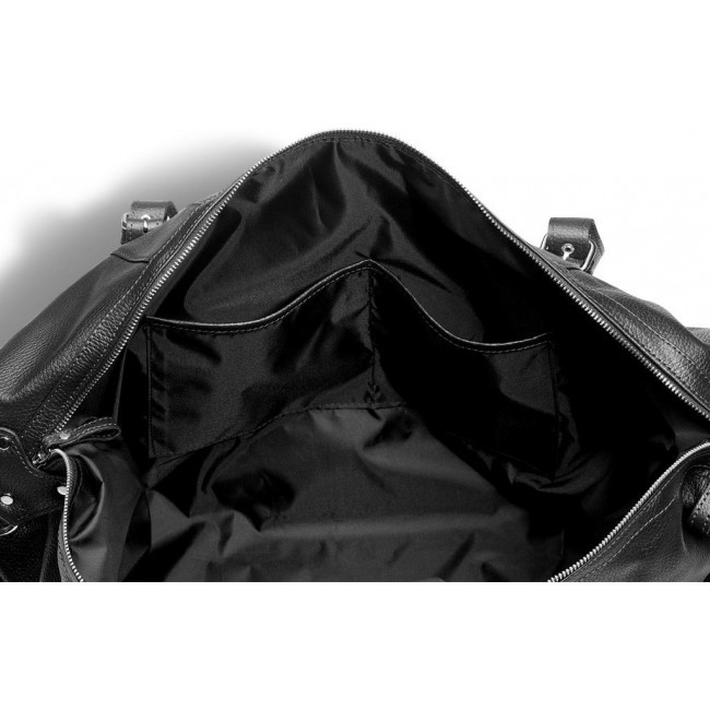 Дорожная сумка Brialdi Oregon Рельефный Черный - фото №6