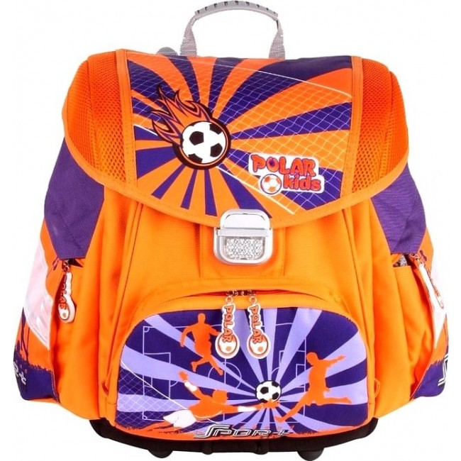 Рюкзак Polar Д1201 Футбол (оранжевый) - фото №9