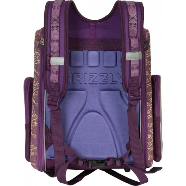 Рюкзак Grizzly RA-668-9 фиолетовый - фото №4