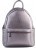 Кожаный рюкзачок Ula Gavana R8-006 Серебристо серый - фото №1