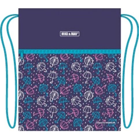 Мешок для обуви Mike&Mar Shoes Bag Зонтики Фиолетовый - фото №1