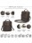 Кожаная мужская сумка-планшет Brialdi Aledo Коричневый Рельефный - фото №2
