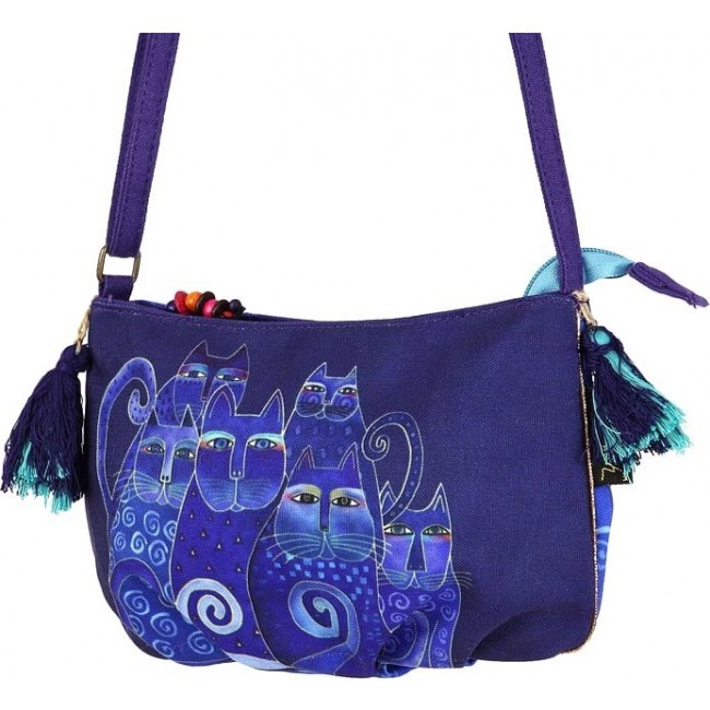 Женская сумка LAUREL BURCH 5552 A INDIGO CATS Цветная - фото №1