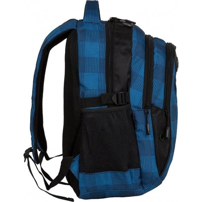 Рюкзак Polar 80066 Темно-синий в клетку - фото №2