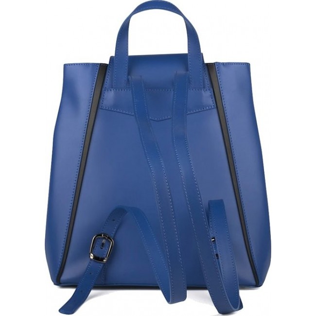 Женский рюкзак из кожи Ula Leather Country R9-004 Синий - фото №4