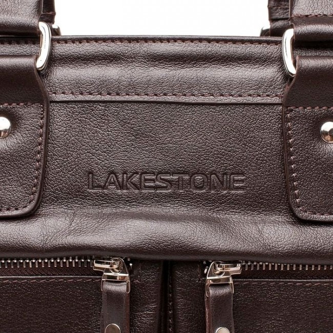 Мужская сумка Lakestone Robertson Коричневый - фото №6