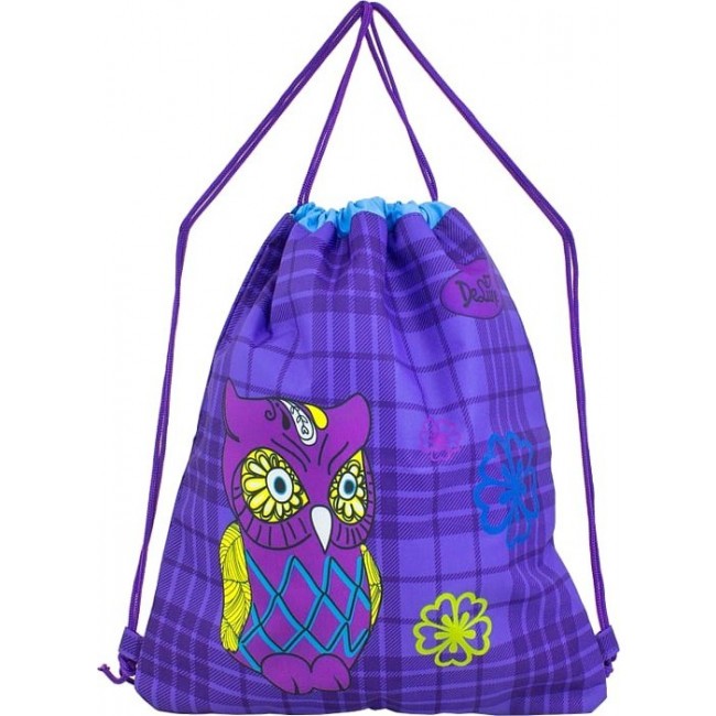Школьный ранец для девочки DeLune 8 Сова фиолетовый - фото №7