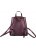 Модный женский рюкзак Ula Leather Country R9-004 Бордовый металлик - фото №4