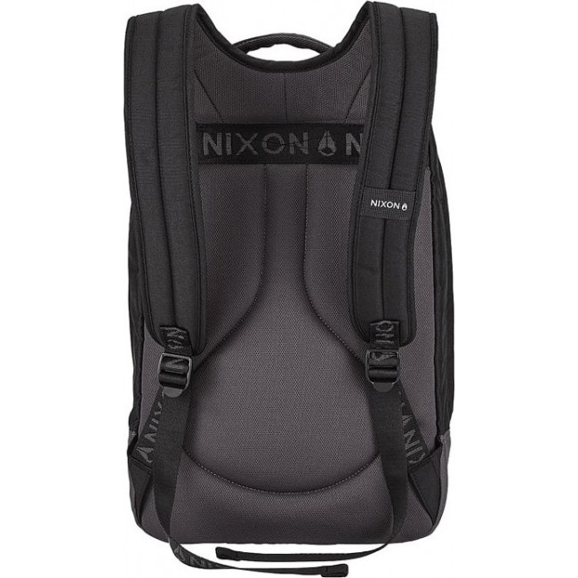 Рюкзак Nixon Beacons Backpack Черный-Серый - фото №3
